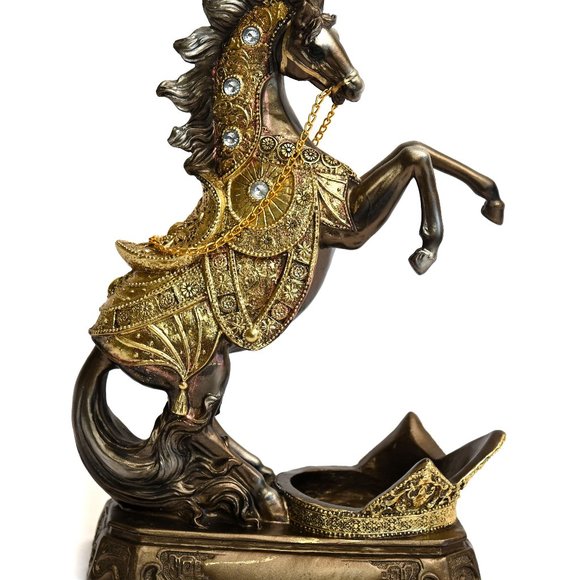 Horse Wine Bottle Holder Countertop Bar Decor Tabletop Wine Rack Display Stand - Picture 6 of 7